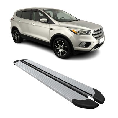 2013-2019 Ford Escape Running Boards Side Steps Silver