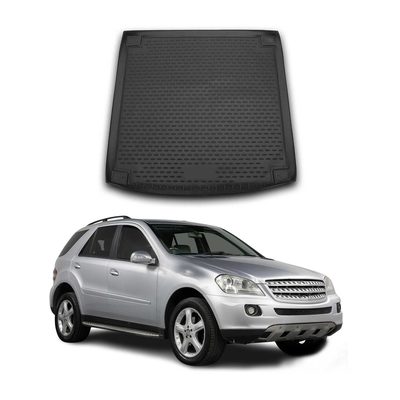 2005-2011 Mercedes M Class W164 Cargo Liner Trunk Mat All Weather Black