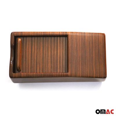 1972-1989 Mercedes SL-Class W107 Console Cassette Center Storage Box Zebrano