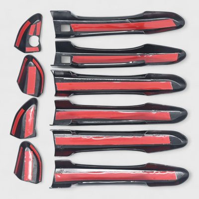 2016-2021 Hyundai Tucson Door Handle Cover Gloss Black 10Pcs ABS Plastic