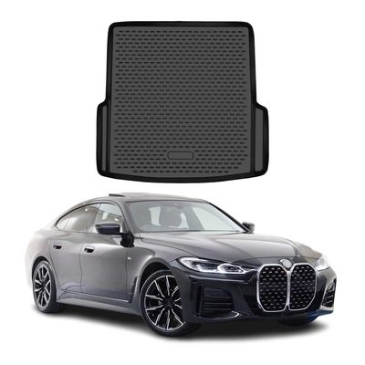 OMAC Cargo Mats Liner for BMW i4 Gran Coupe 2022-2026 Trunk Mat Waterproof Black