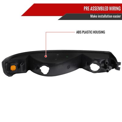 1999-2006 GMC Sierra/ 2000-2006 Yukon/XL Factory Bumper Lights Matt Black