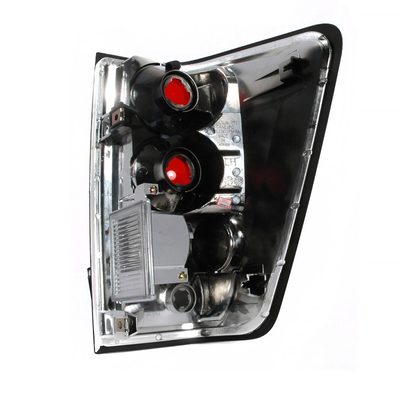 2004-2015 Nissan Titan Tail Lights Chrome Housing/Clear Lens