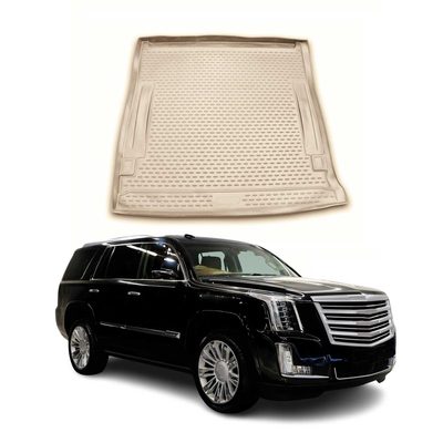 2015-2018 Cadillac Escalade Cargo Liner Trunk Mat All Weather Beige