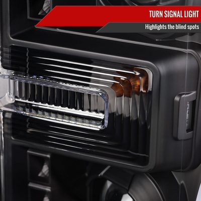 2017-2019 Ford F-250 F-350 F-450 F-550 LED CBar Projector Headlights Black