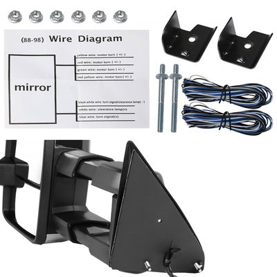 1988-2000 Chevy C/K Tahoe Yukon/Suburban Heated Towing Mirrors Amber &Smoke