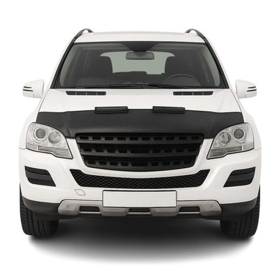 2005-2011 Mercedes M Class W164 Car Bonnet Mask Hood Bra Half Black