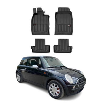 2002-2008 Mini Cooper One R50 R52 R53 Premium Floor Mats Liners Full Set All Weather Heavy Duty