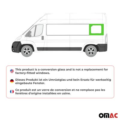 2014-2026 RAM ProMaster Window Glass Fit Kit Rear Left Side L3 Long