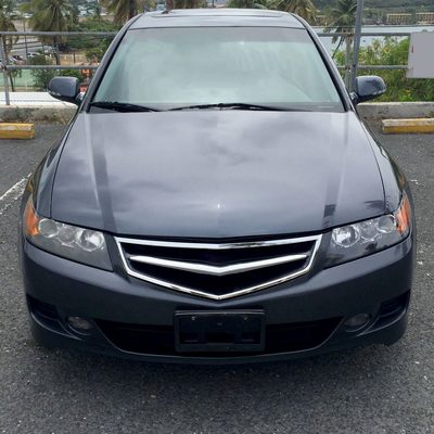 2004-2005 Acura TSX Projector Headlights Matte Black Housing/Clear Lens