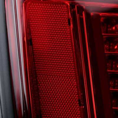 1999-2004 Ford Mustang Sequential LED Tail Lights - RS Chrome/Red Smoke Lens