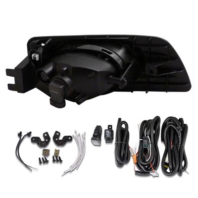 2006-2007 Honda Accord Sedan H11 Fog Lights Kit Chrome Housing/Clear Lens