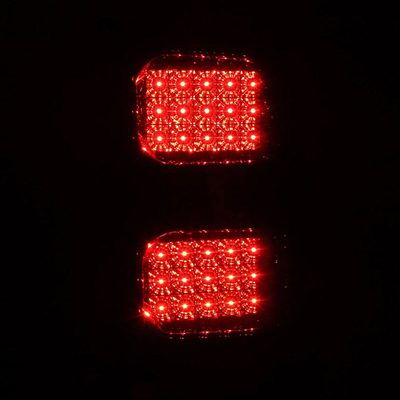 2007-2014 GMC Sierra LED Tail Lights Chrome Housing/Smoke Lens