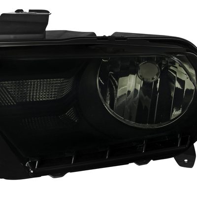 2010-2014 Ford Mustang Factory Style Headlights Black Housing/Smoke Lens