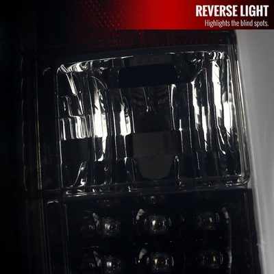 2014-2021 Toyota Tundra White Bar LED Tail Lights Glossy Black/Smoke