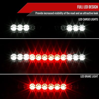 1994-2002 Dodge RAM LED 3rd Brake Light Black Housing/Smoke Lens
