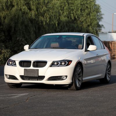 2006-2011 BMW E90 3 Series Sedan 3D Iced LED Dual Projector Headlights Black