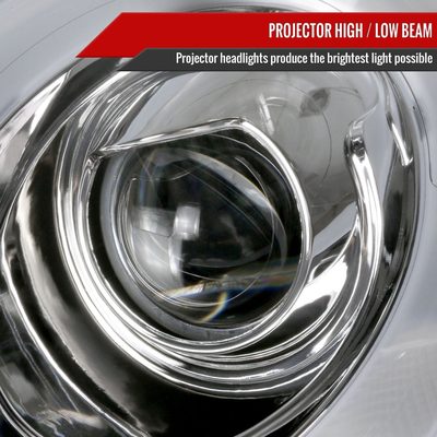 2007-2015 Mini Cooper R55 R56 R57 R58 R59 Headlights LED Bar Signal Chrome