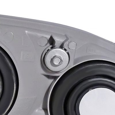 2001-2002 Toyota Corolla Factory Headlights w/Corner Lights Matt Black/Clear