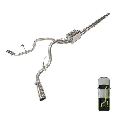 Ford, 2009-2020, 5.0L - Stainless - MPI Exhaust Cat-Back Dual Stainless Kit