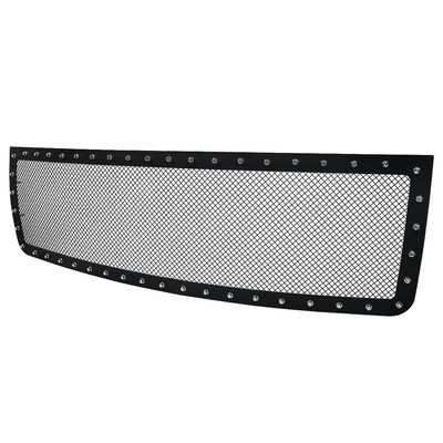 2007-2013 GMC Sierra 1500 NBS Rivet Style Black S.Steel Mesh Grille Insert