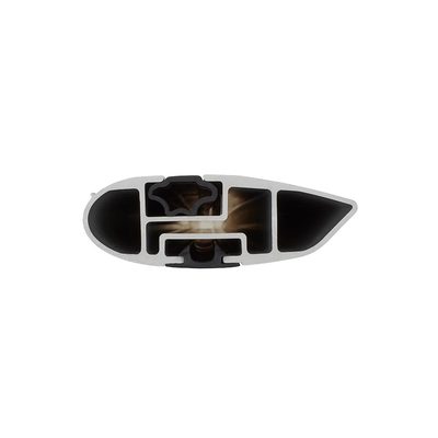 Yakima Baseline Towers w/ 2 60-Inch Jetstream Silver Bars 8000162&YAK-8006122&YAK-8006122&YAK-8000429