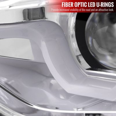 2012-2015 BMW F30 3 Series Sedan Dual LED Headlights LED Signal Chrome