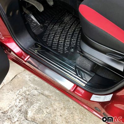 2015-2022 RAM ProMaster City Door Sill Scuff Plate Scratch Protector 2015-22 Stainless Steel 4x