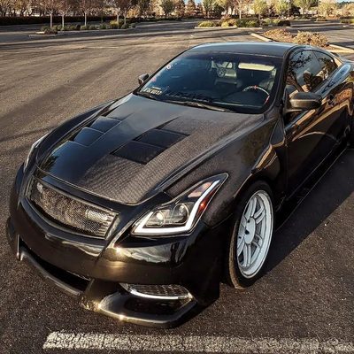 2008-2013 Infiniti G37/14-2015 Q60 Coupe/Convertible LED Signal Headlights Black