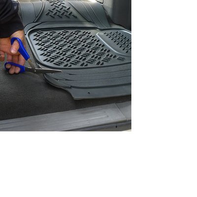 Universal fit Rubber NonSlip Car Floor Mats Liner All Weather 4Pcs Black