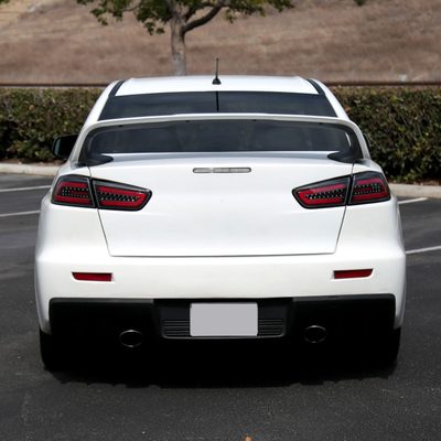 2008-2017 Mitsubishi Lancer / 2008-2015 Lancer EVO X LED Tail Lights Jet Black