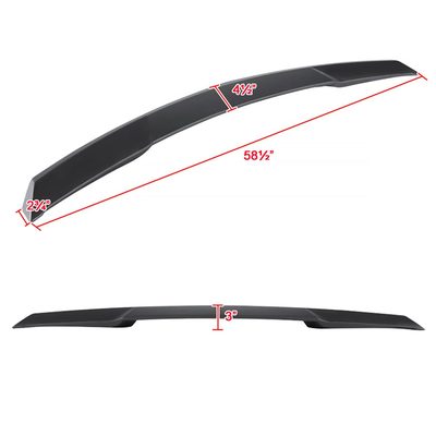 2014-2018 Chevrolet Corvette C7 Matte Black ABS Rear Spoiler