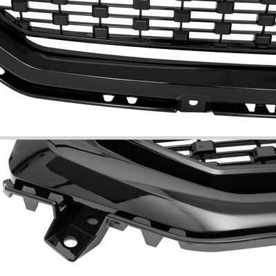 2016-2018 GMC Sierra 1500 Glossy Mesh Denali Style Hood Replacement Grille