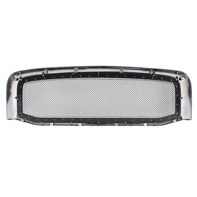 2006-2008 Dodge RAM Chrome ABS Rivet Style Grille w/ Stainless Steel Mesh