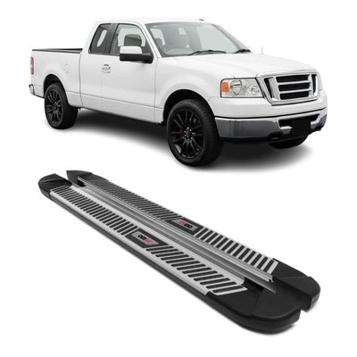 2004-2014 Ford F-150 Super Cab Nerf Bar Side Step Running Boards Alu 2x