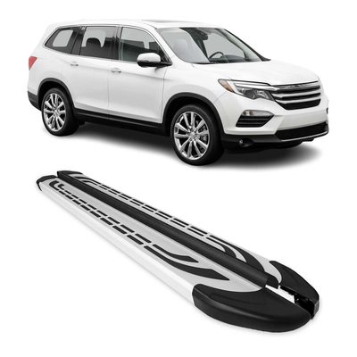 2016-2022 Honda Pilot Running Boards Side Steps Silver