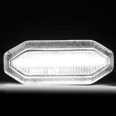 2015-2017 Ford Mustang Front Grille LED Driving Lights - 6PC Chrome/Clear Lens