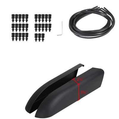1997-2006 Jeep Wrangler TJ Textured Extended Fender Flares Wheel Protector