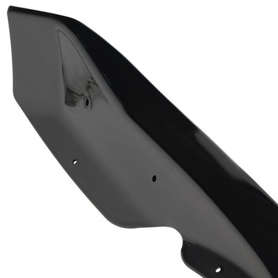 2009-2012 Nissan 370Z Glossy Black/Red Trim 3PC Front Bumper Lip Splitter Kit