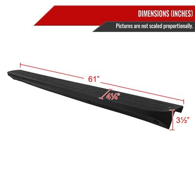 2007-2014 Chevy Silverado 1500/ Sierra 1500 OE Tailgate Cap Protector Cover