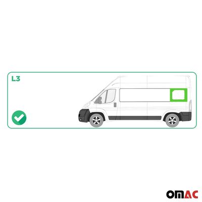 2014-2026 RAM ProMaster Window Glass Fit Kit Rear Left Side L3 Long