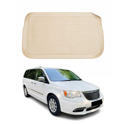 2008-2016 Chrysler Town & Country Cargo Liner Trunk Mat All Weather Beige