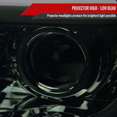 2014-2021 Toyota Tundra LED Projector Headlights Chrome Housing/Smoke Lens
