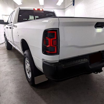 2019-2024 Dodge RAM 2500/3500 LED Signal Tail Lights Jet Black/Clear