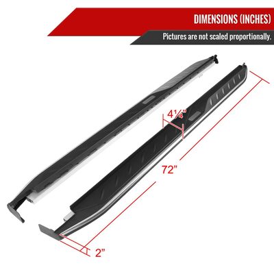 2019-2023 Toyota RAV4 Aluminum Side Step Nerf Bars Running Boards