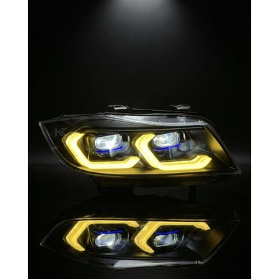 BMW 3 Series E90 LED Headlight Assembly with Dual-Color DRL 2005 - 2012