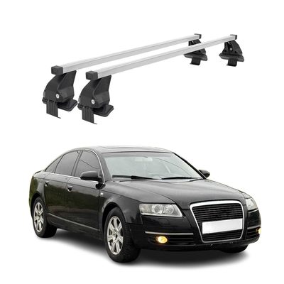 2005-2011 Audi A6 Sedan Roof Rack Cross Bars Silver