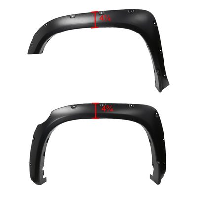 2014-2018 Toyota Tundra Smooth Rivet Style Fender Flares Wheel Protector