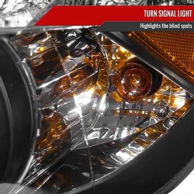 2006-2008 BMW E90 3 Series Sedan Dual Halo Projector Headlights LED Black