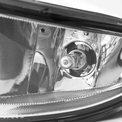 2004-2005 Honda Civic Coupe/Sedan H11 Fog Lights Kit - HZ Chrome/Clear Lens